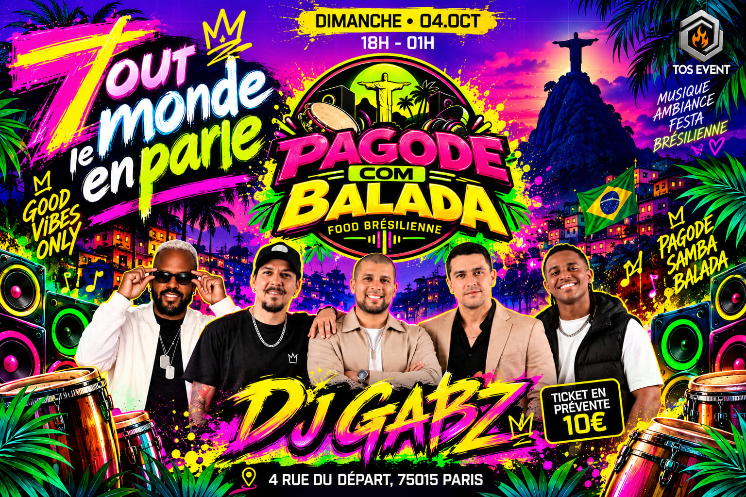 Opening Soirée Brésilienne 🔥🇧🇷 🌴 Pagode Com Balada
