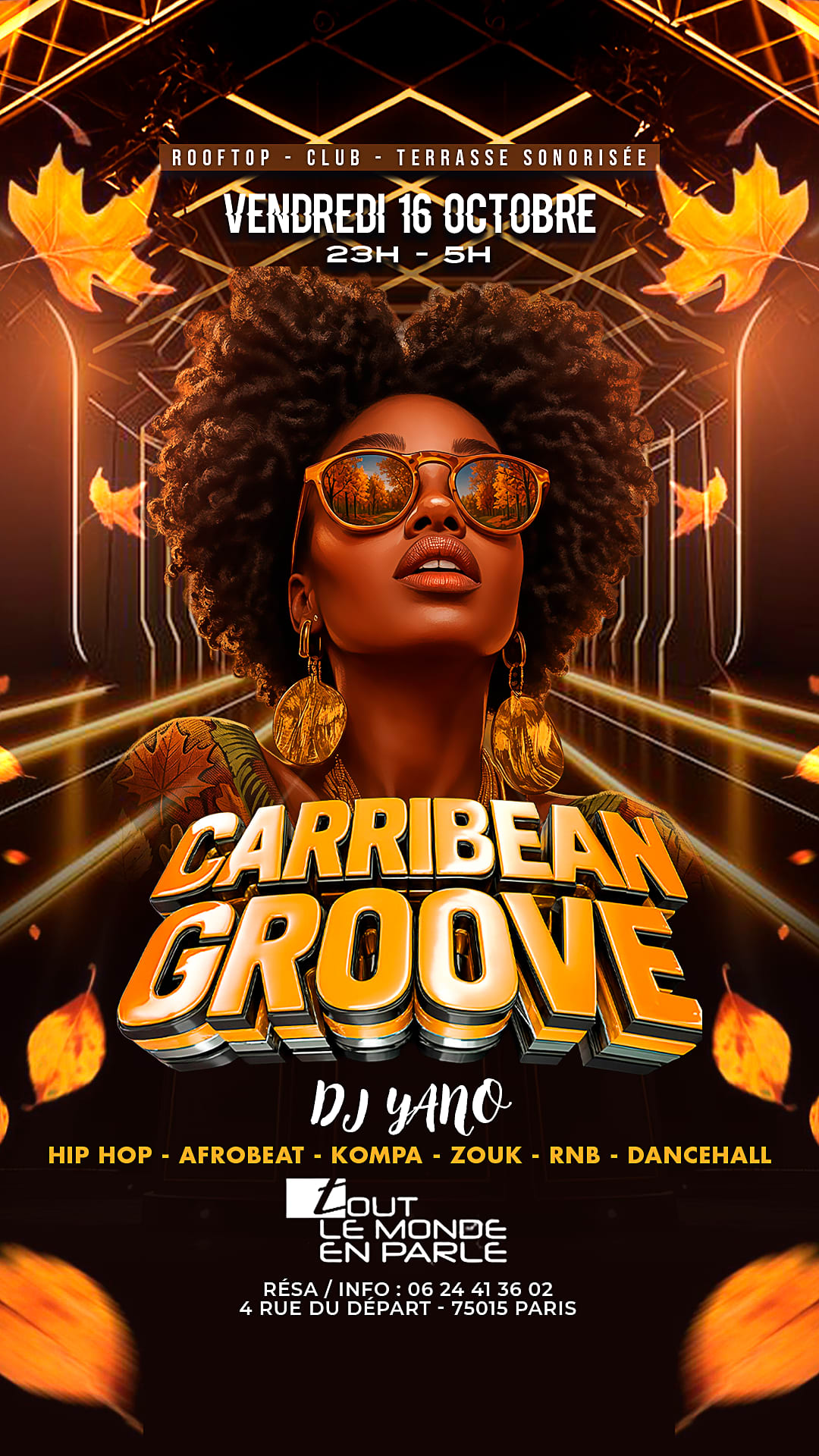 Soiree Caribbean Groove ,Club Terrasse Hiphop Afrob…