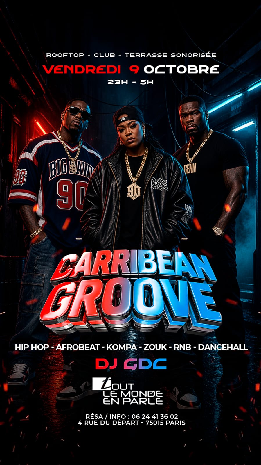 Soiree Caribbean Groove Open Air & Hiphop,Afrobeat