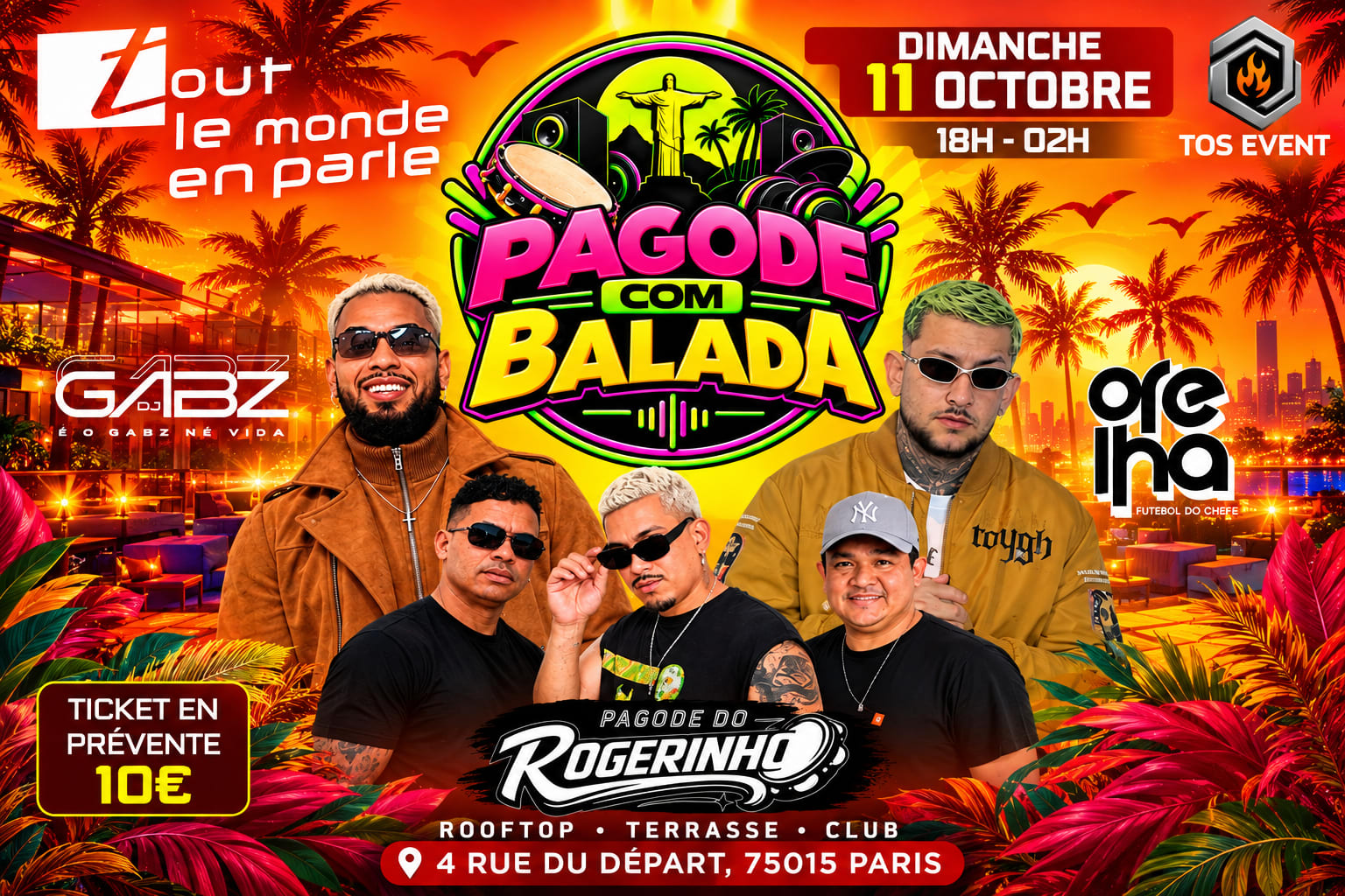 🔥🇧🇷 🌴 Pagode Com Balada Act 2 Soiree Bresilienne