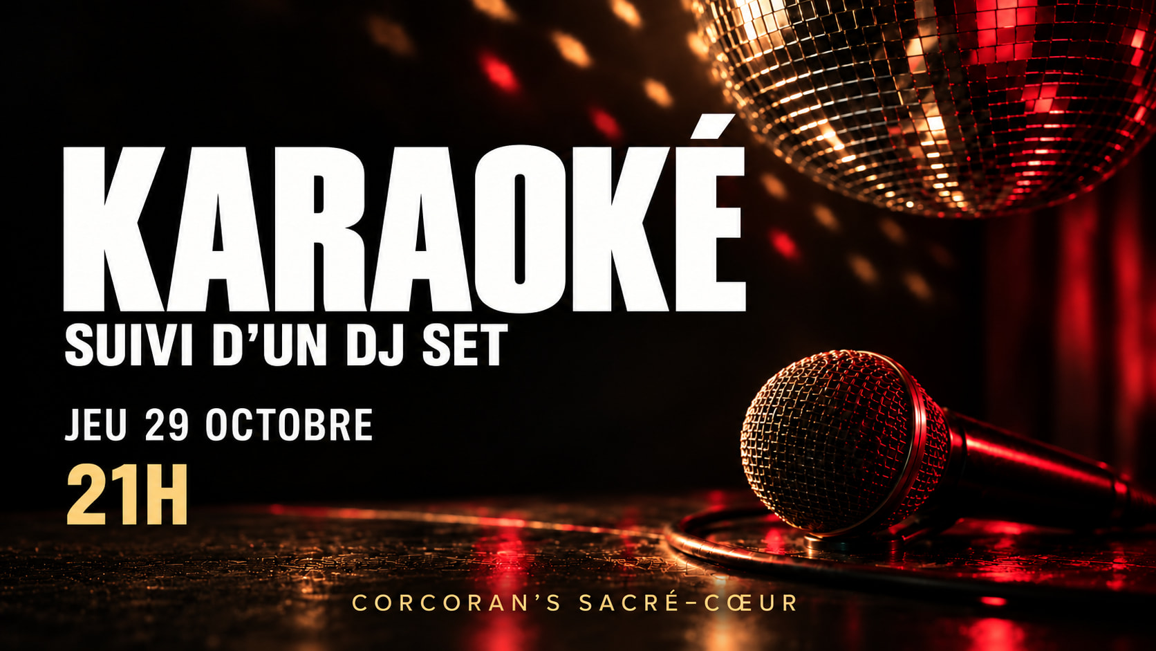 Karaoké & Dj Set - 29.10
