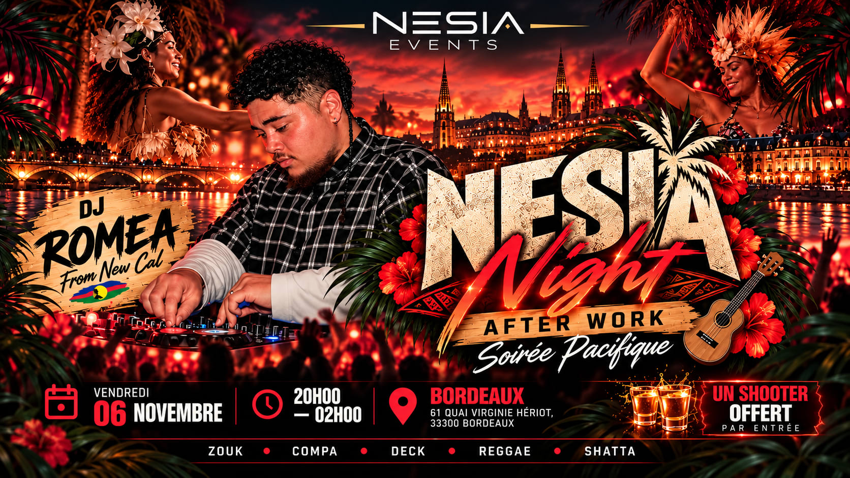 Nesia Night - Bordeaux 11/2026