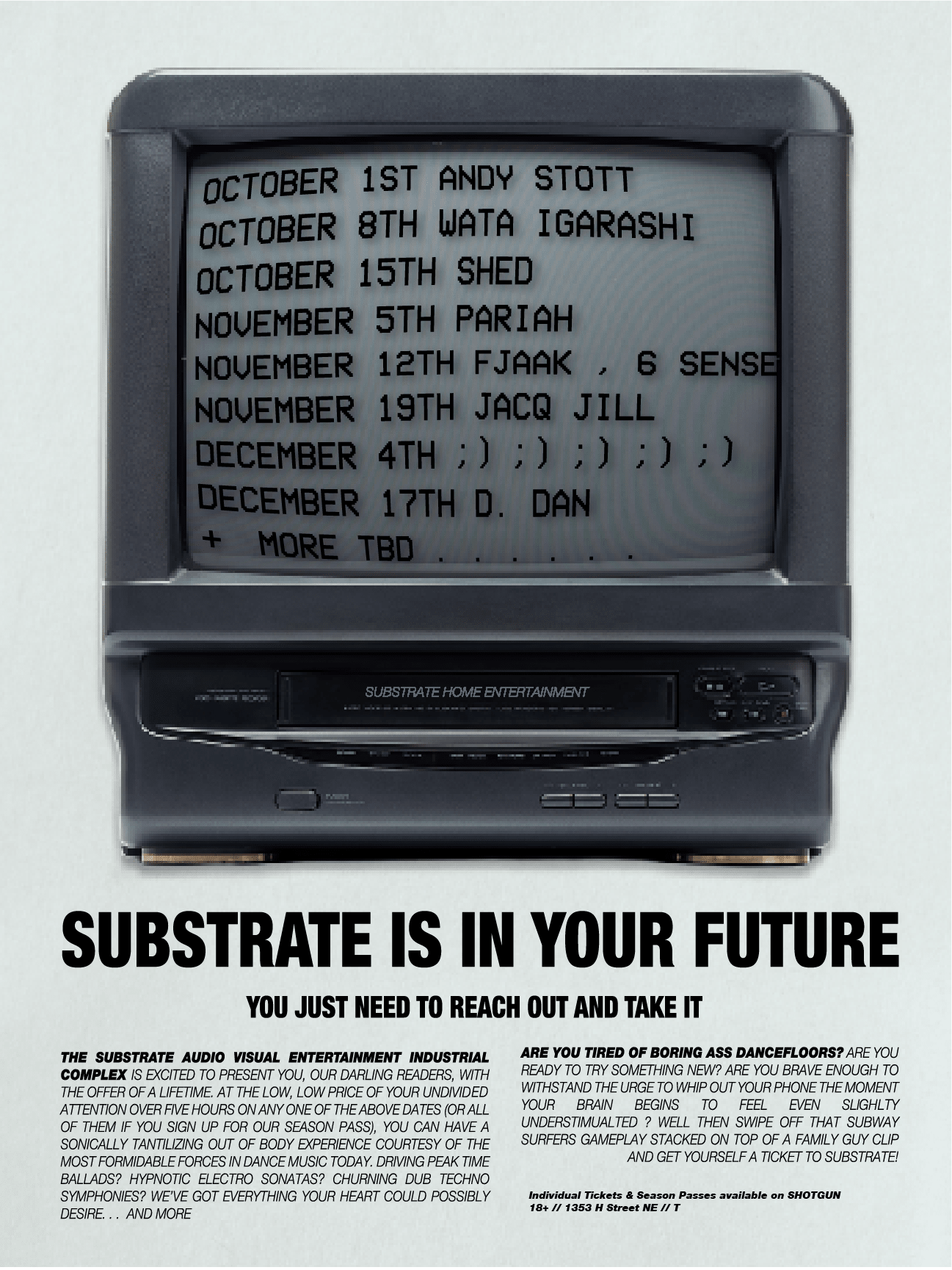 Substrate Season Pass (Fall // Winter 2026)