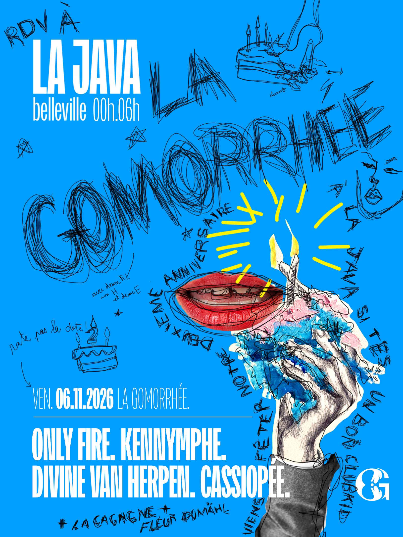 La Gomorrhée 2 Ans : Only Fire, Kennymphe, Divine Van Herpen
