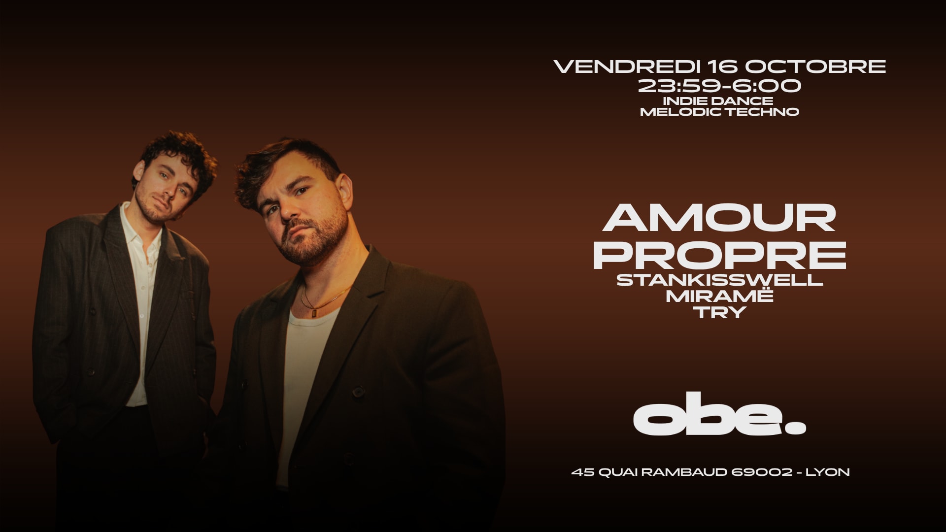 Obe. - Amour Propre, Stankisswell, Try, Miramë