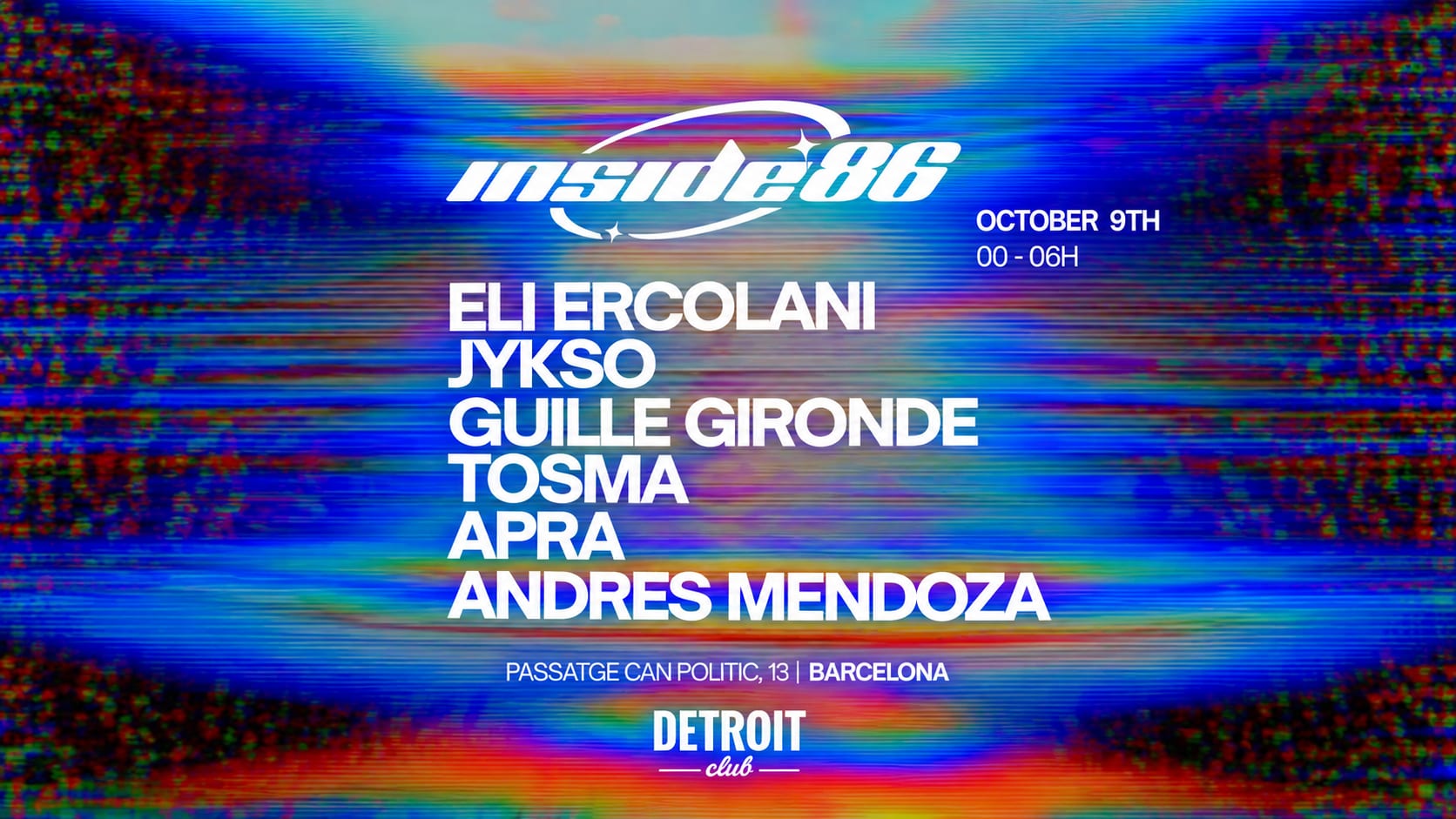Inside 86 At Detroit Club Bcn