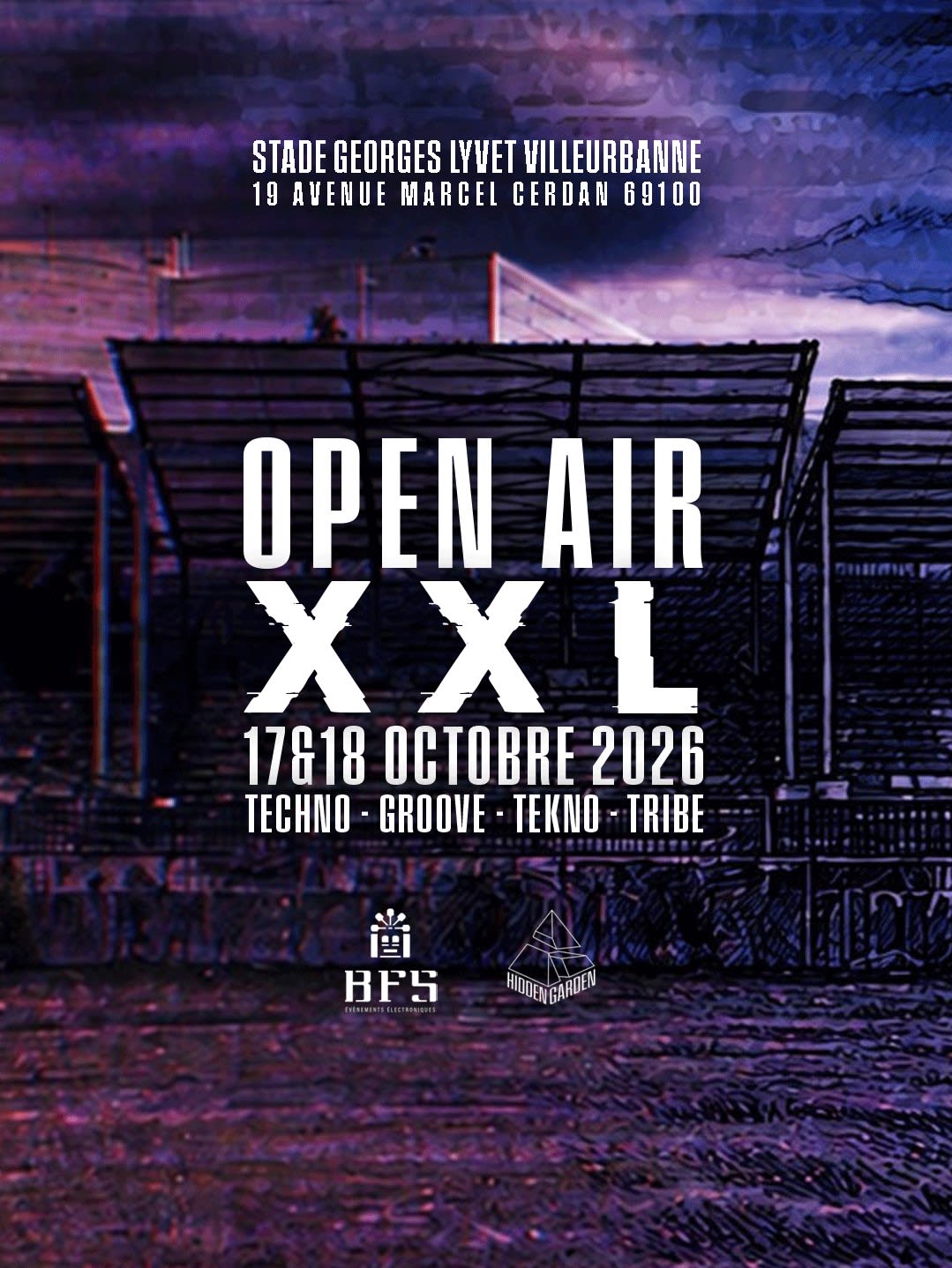 Hidden Garden X Bfs - Open Air Xxl - Stade Georges Lyvet