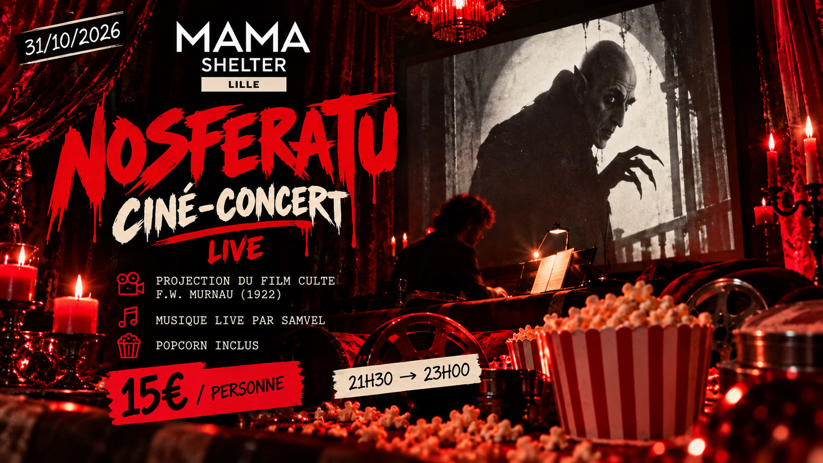 Nosferatu Cine Concert Live - Mama Murder On The Dancefloor
