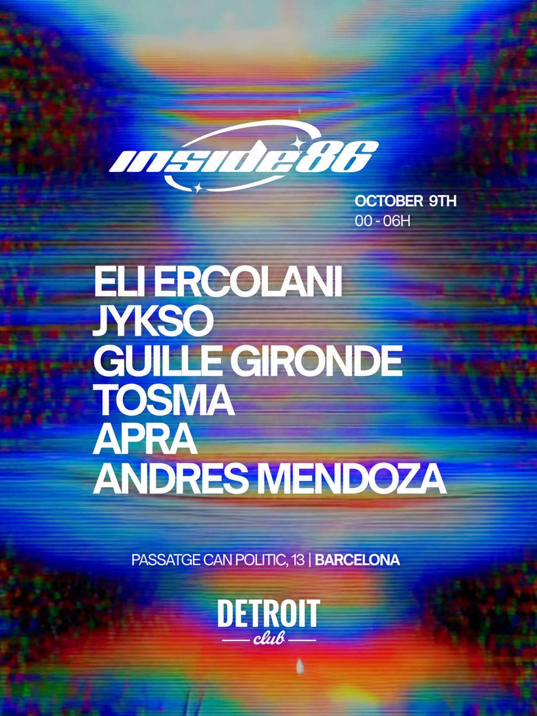 Inside 86 At Detroit Club Bcn