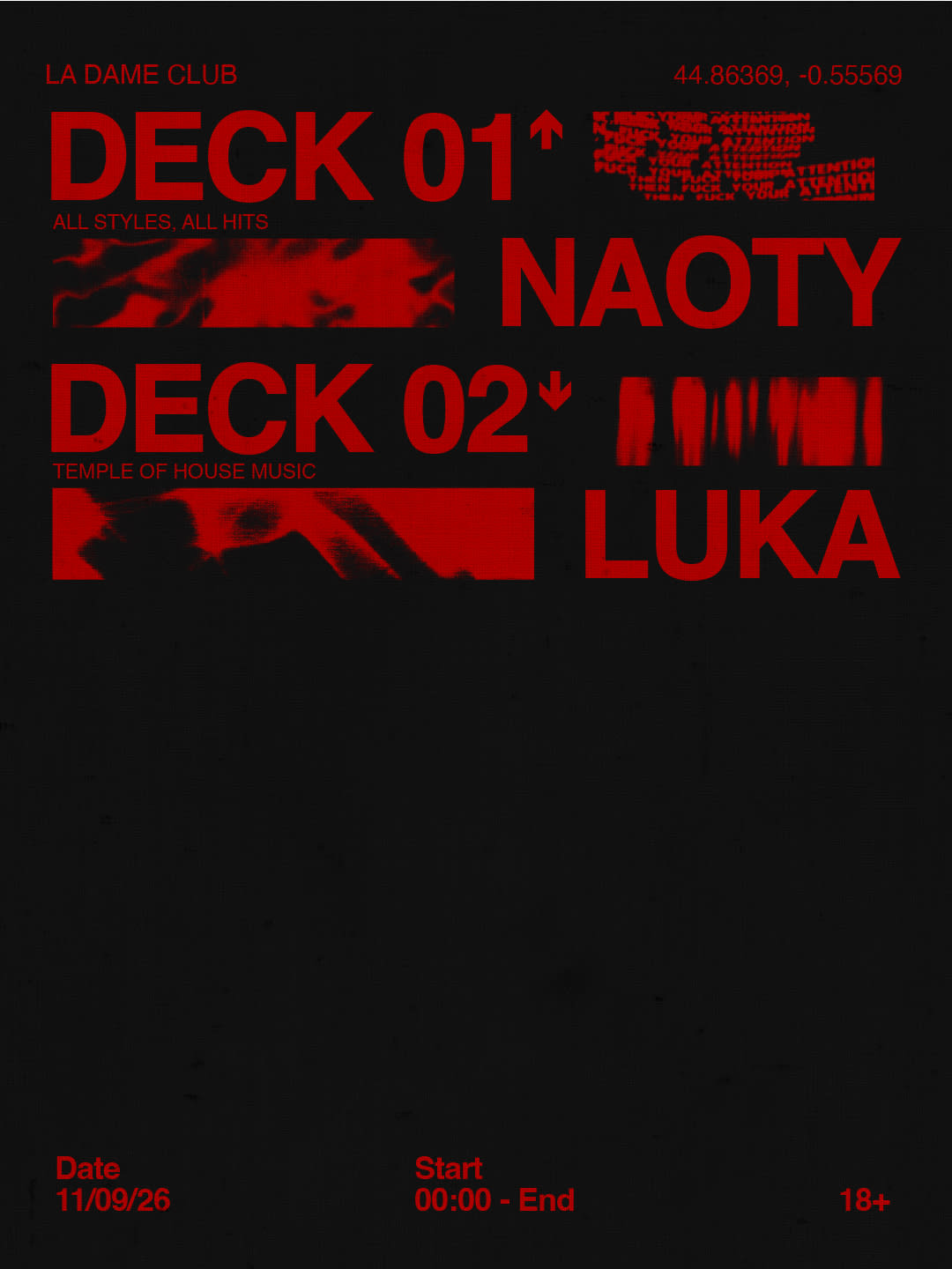 La Dame // Ven 11 Sept // Naoty - Luka
