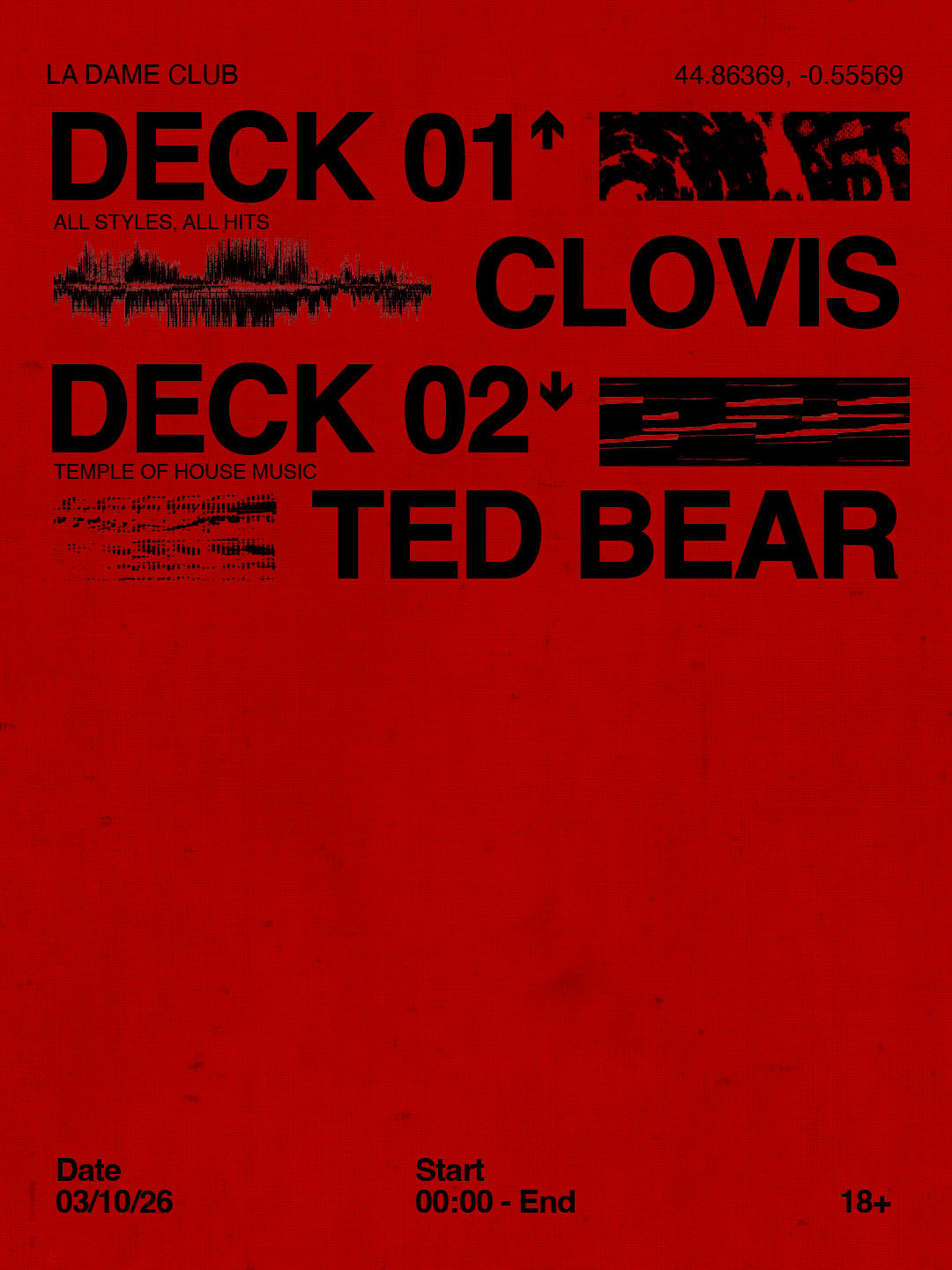 La Dame // Sam 03 Oct // Clovis - Ted Bear