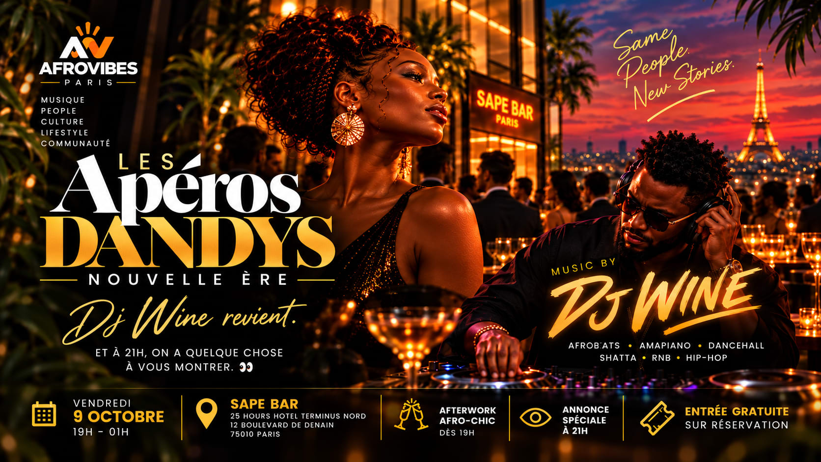 Les Apéros Dandys - Nouvelle Ère · Vendredi 9 Octobre