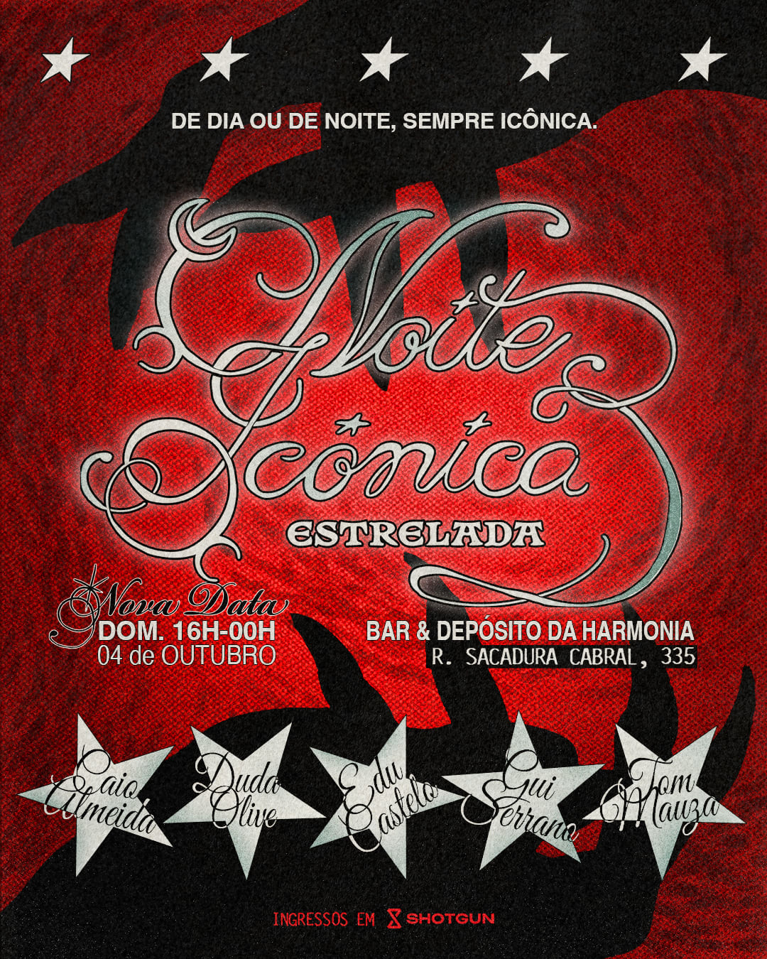 Noite Icônica Estrelada