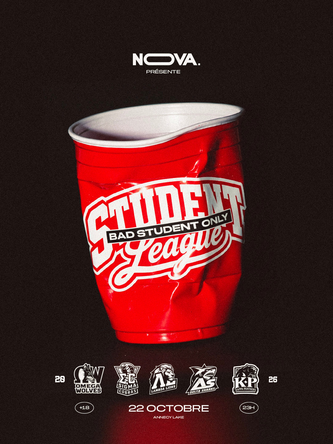 Nova - Student League - Bad Student Only - Jeu.22.Oct