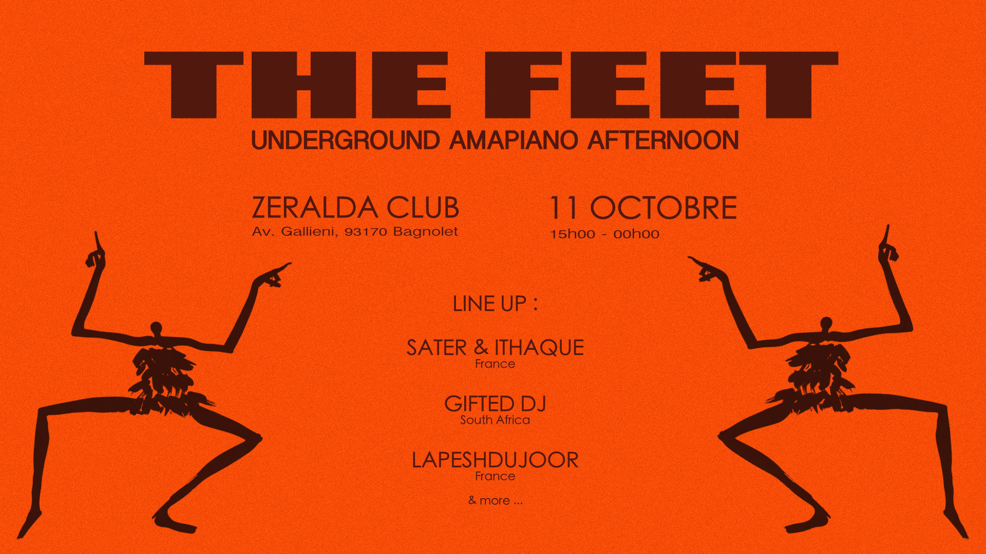 The Feet : Sater & Ithaque, Gifted Dj, Lapeshdujoor
