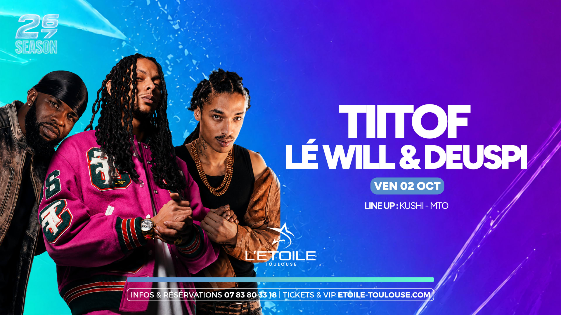 Showcase Tiitof, Lé Will & Deuspi