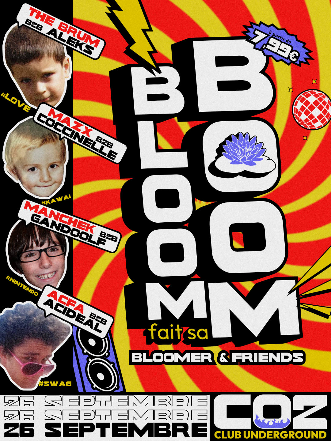 Bloom Fait Sa Boom | Acfa, The Brum, Acidéale, Manchek...