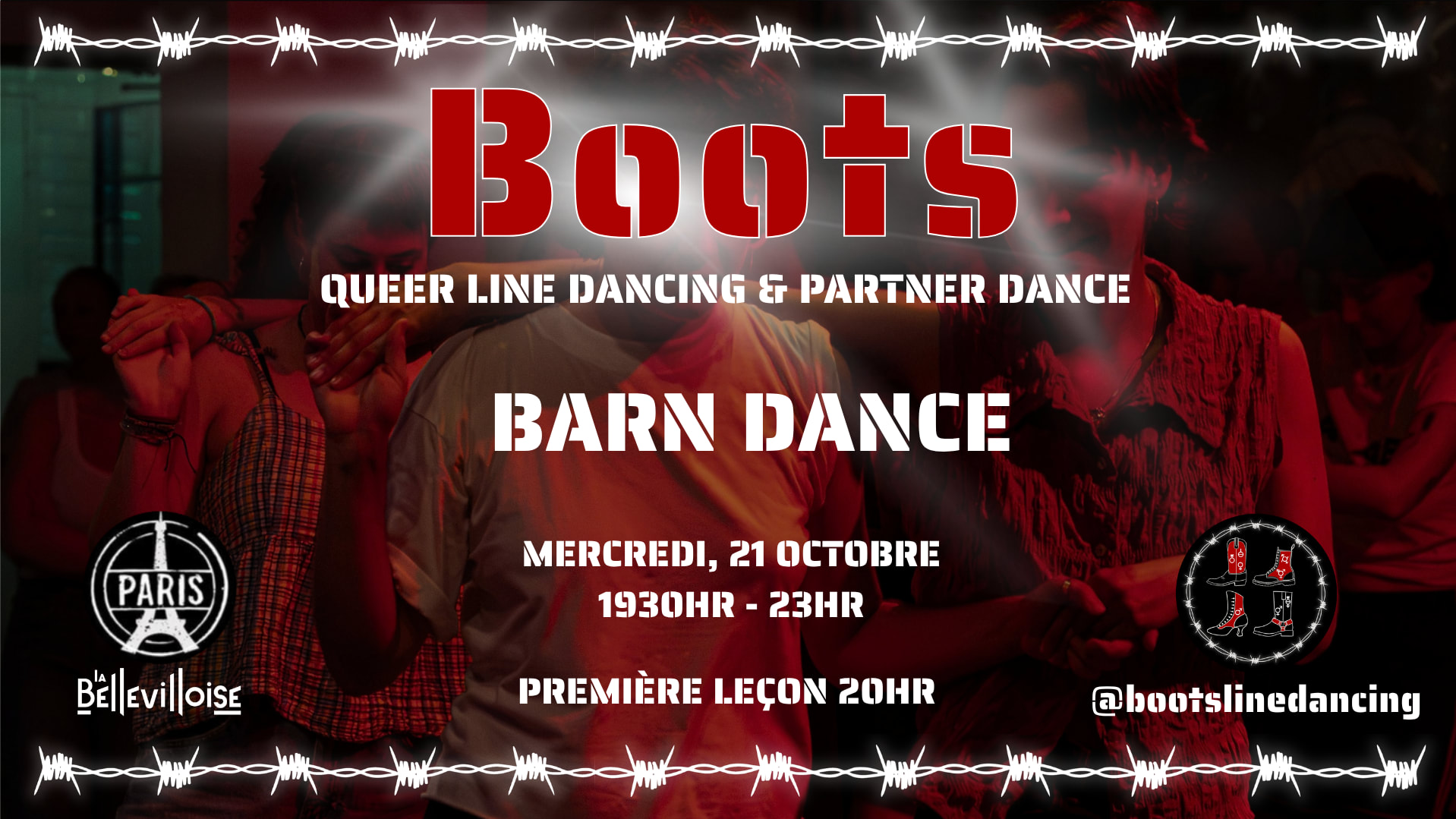 Boots Barn Dance: Queer Line Dance & Partner Dancing | 21.10