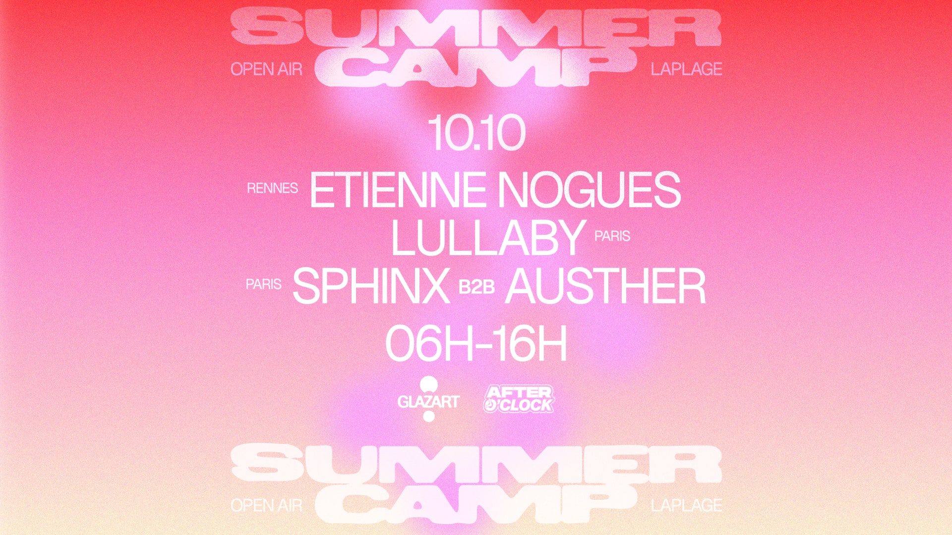 After O'clock X La Plage Open Air : Lullaby, Etienne Nogues