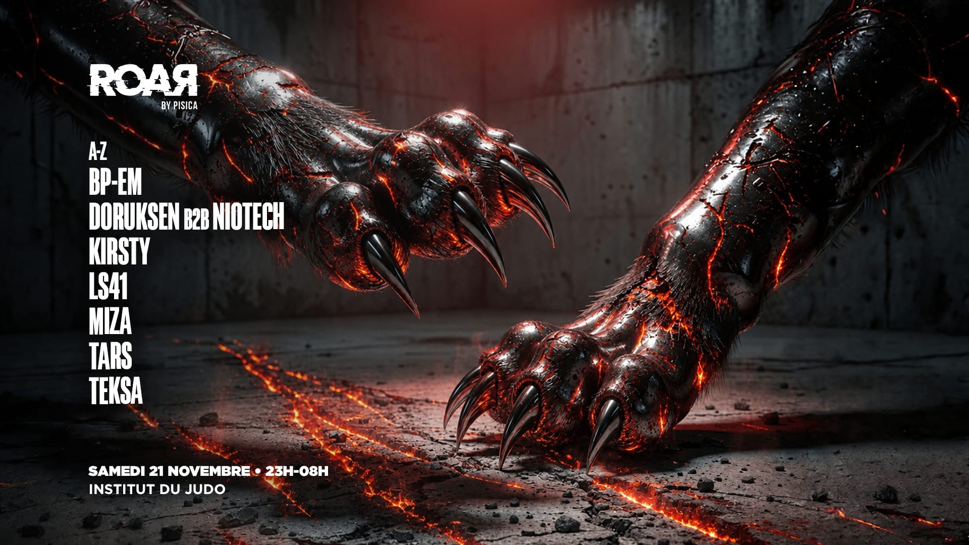 Roar : Dorusken B2b Niotech, Teksa, Kirsty & More