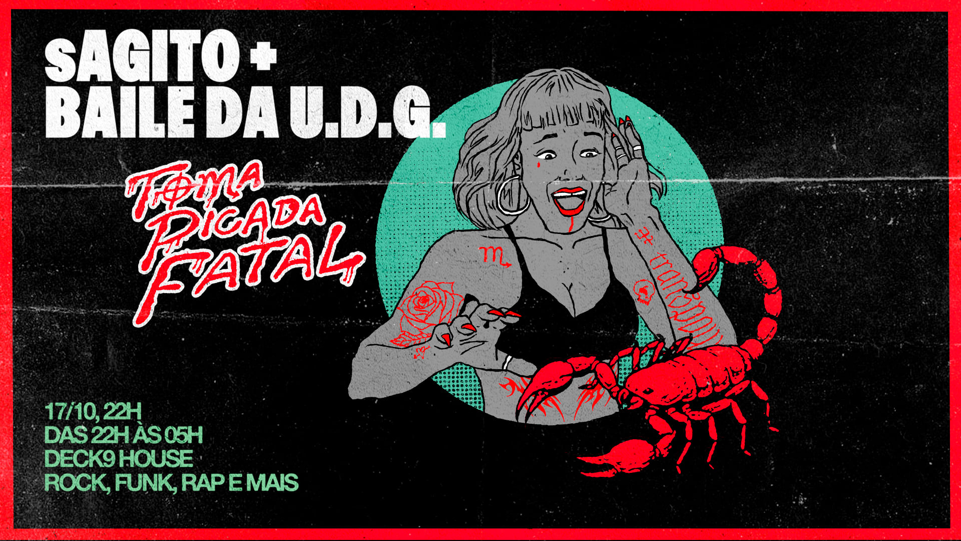 Sagito + Baile Da Udg: Halloween