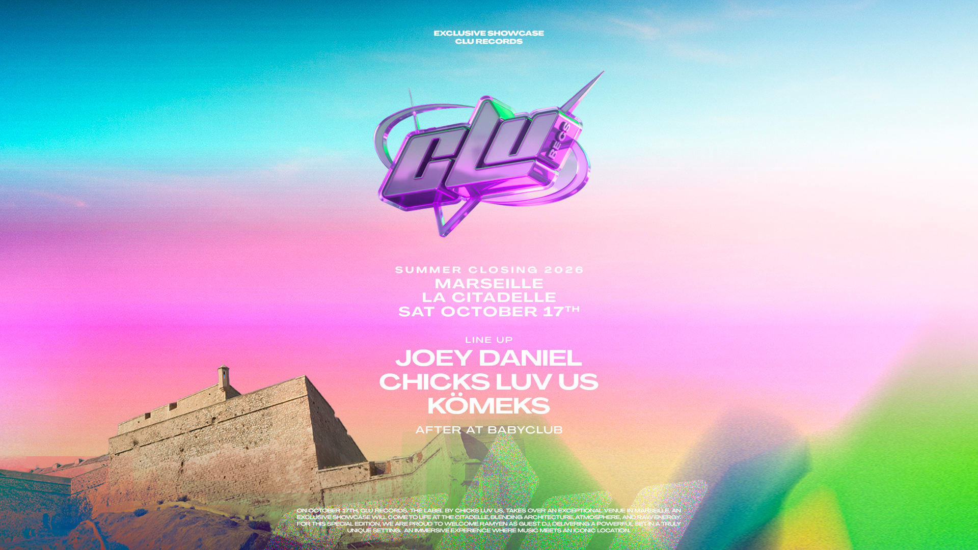 La Citadelle Closing : Chicks Luv Us • Joey Daniel • Kömeks