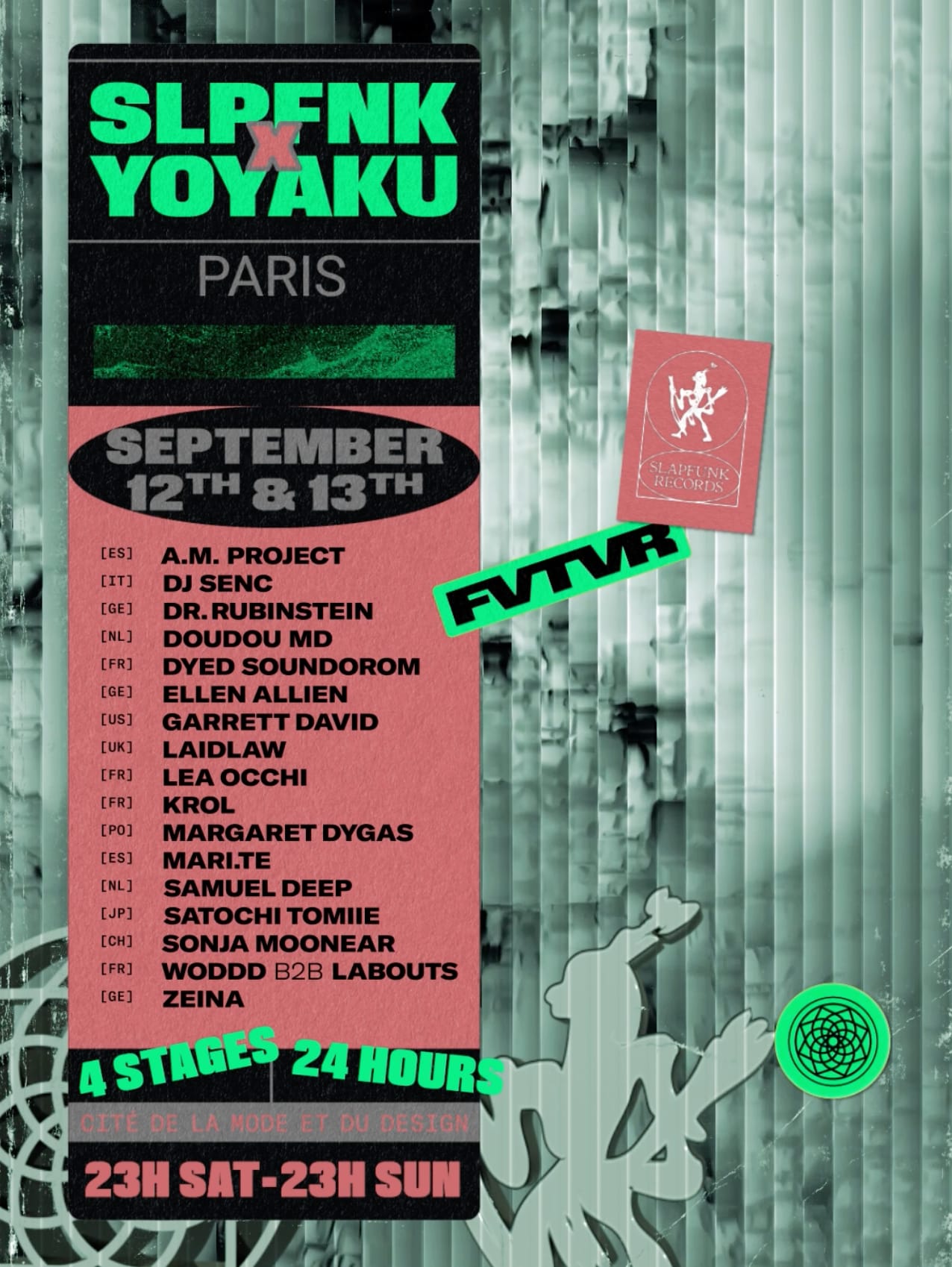 Yoyaku X Slapfunk Paris 24 Hour Marathon