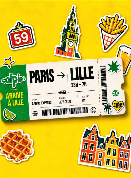 Caipiri Debarque A Lille - Joy Club 30 Sept