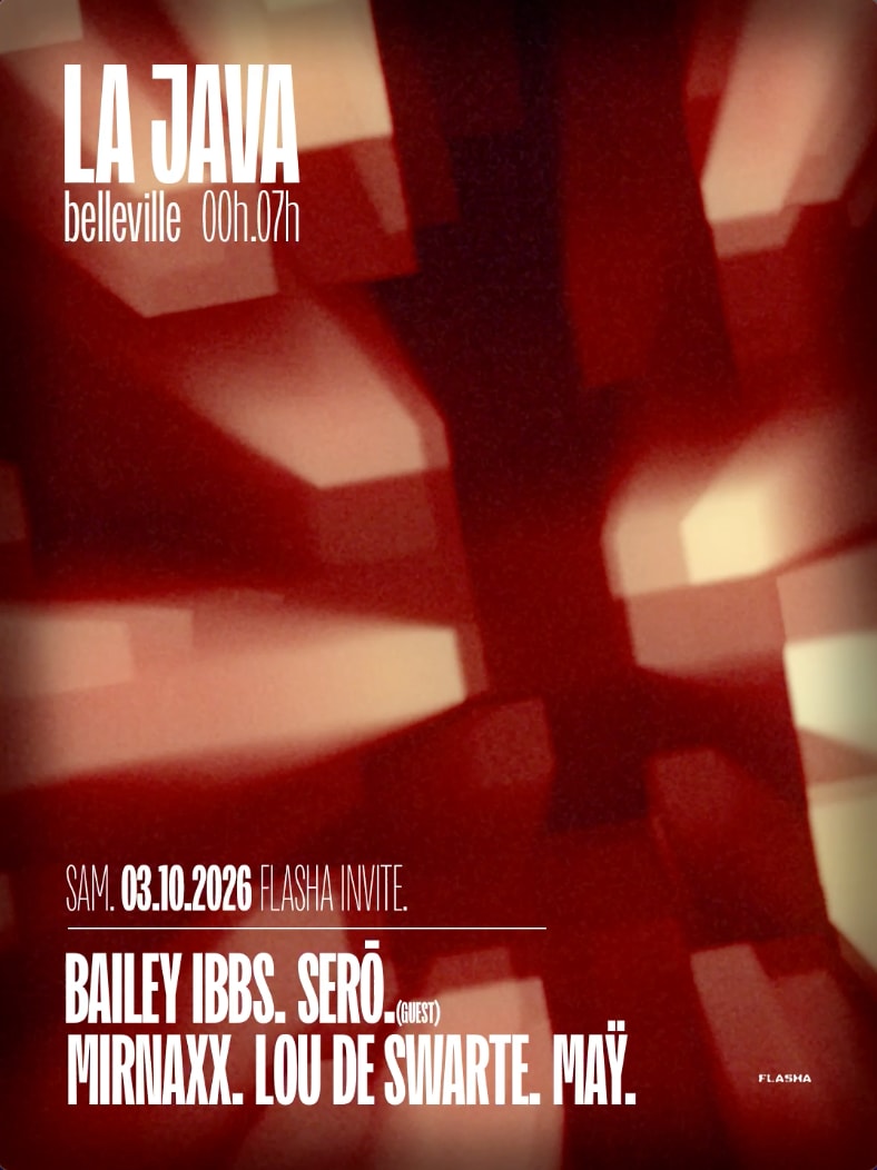 Flasha : Bailey Ibbs, Serō, Mirnaxx, Lou De Swarte & Maÿ