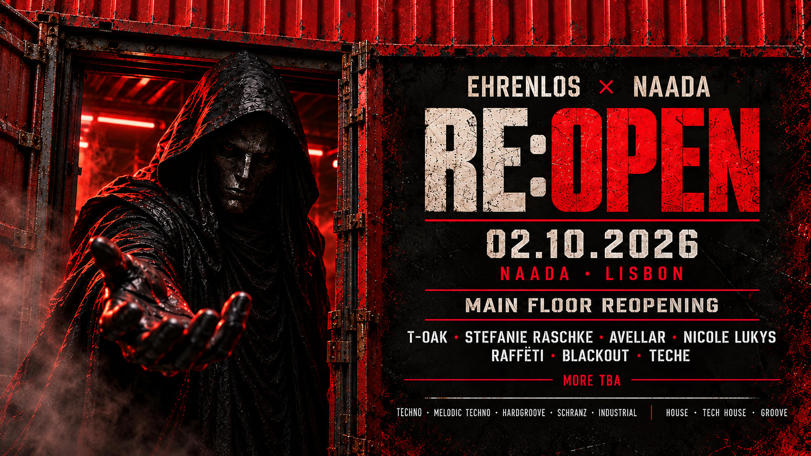 Ehrenlos X Naada Presents: Re:Open
