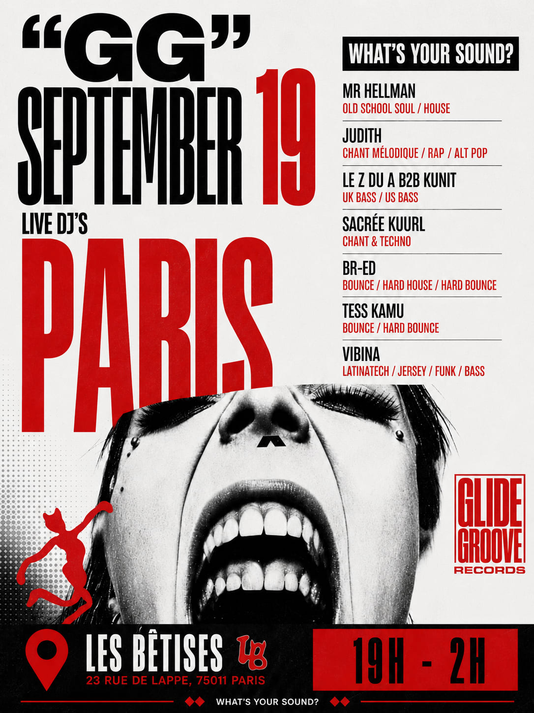 Glide Groove Records #1 - Les Bêtises 😈 - Paris