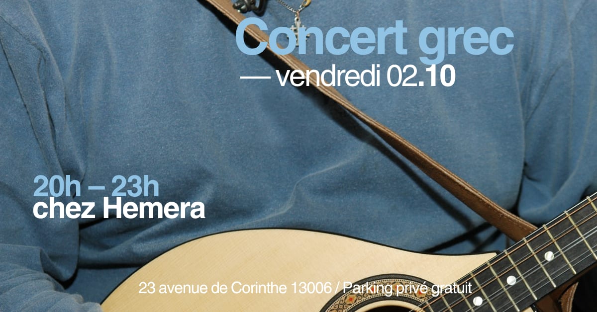 Concert Live Grec | 02.10.2026 19h - 00h