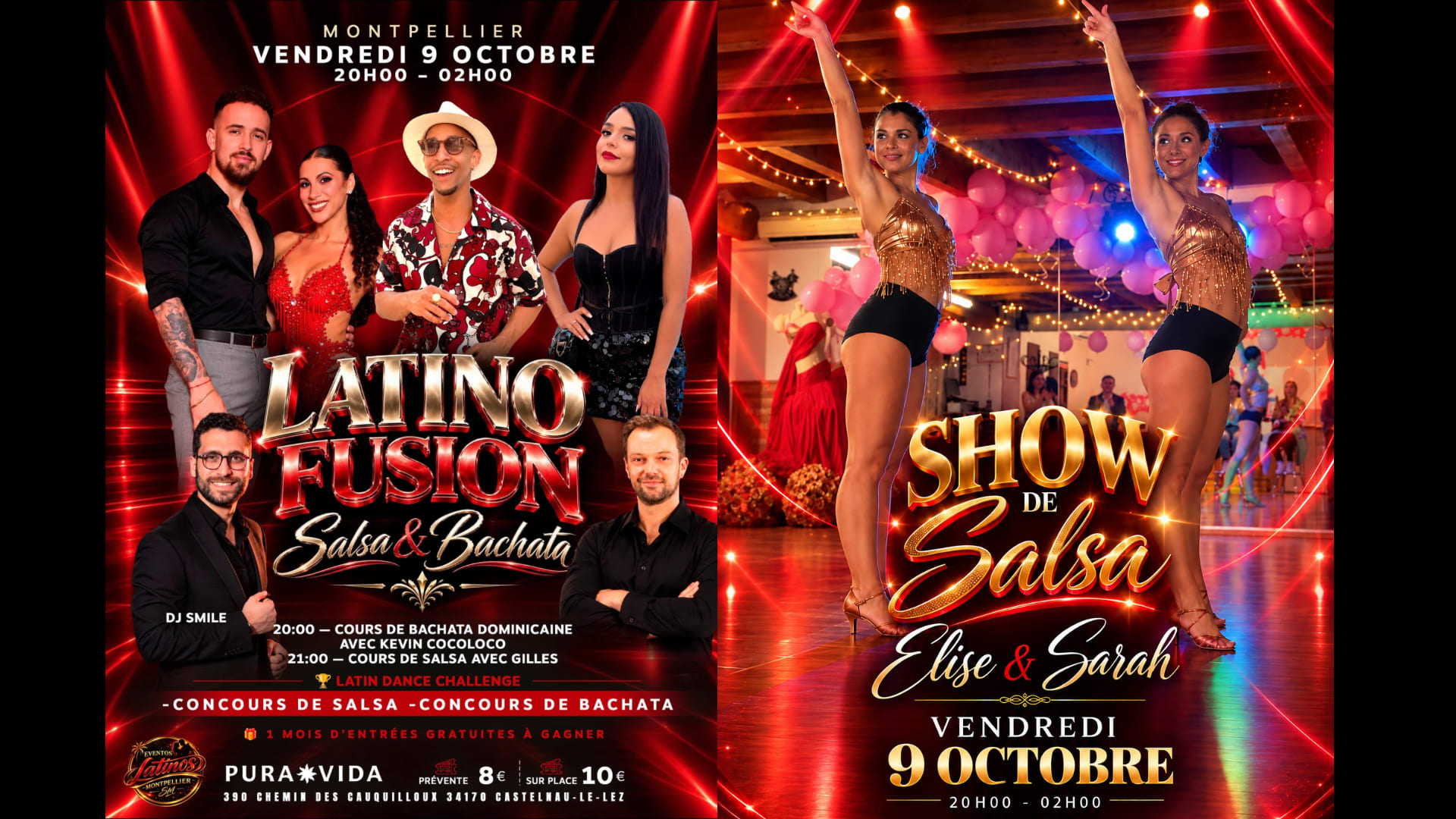 Soirée Salsa & Bachata •Vendredi 9 Octobre📍Pura Vida Mtp