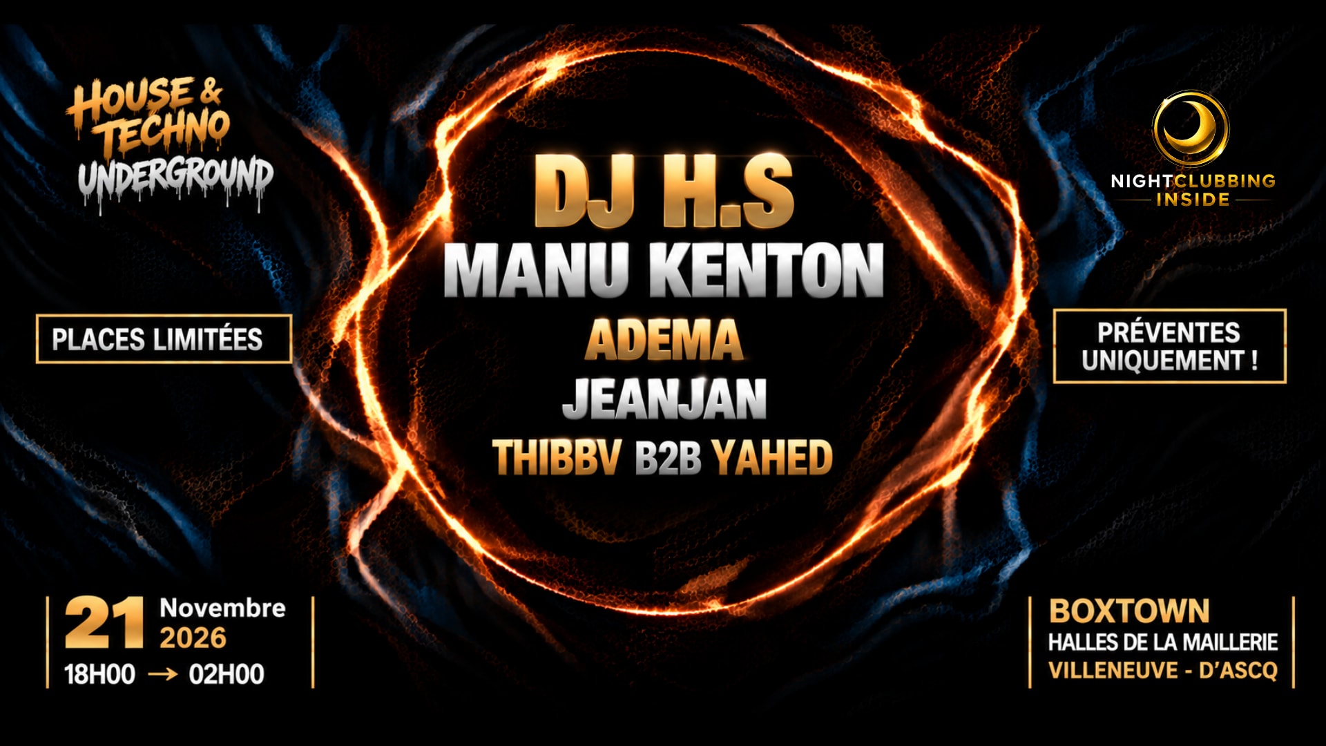 Nightclubbing Inside•Dj Hs•Kenton•Adema•Jeanjan•Thibbv•Yahed