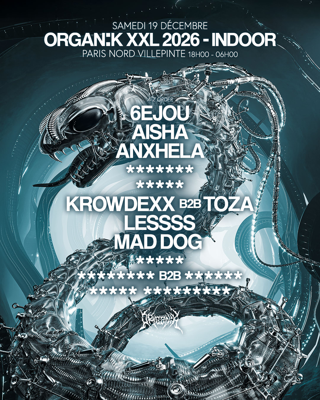 Organïk Xxl 2026 - Indoor