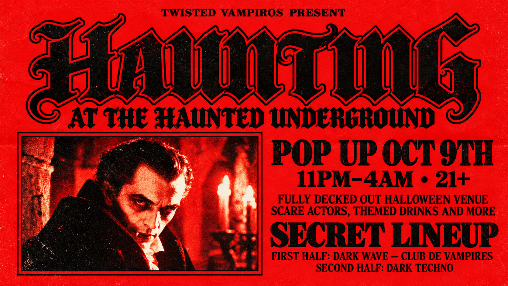Pop Up - CDV & Twisted Present : Haunting At The Underground