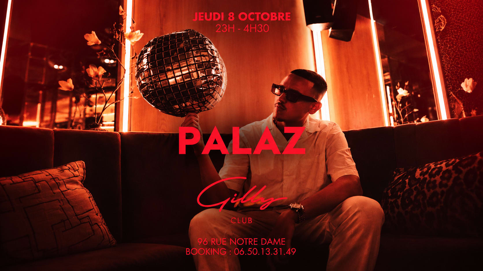Gilly Club - Palaz Jeudi 8 Octobre