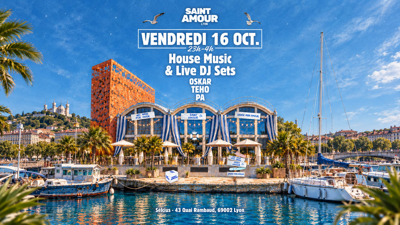 Saint Amour Lyon | Boiler Party | Vendredi 16 Octobre 2026