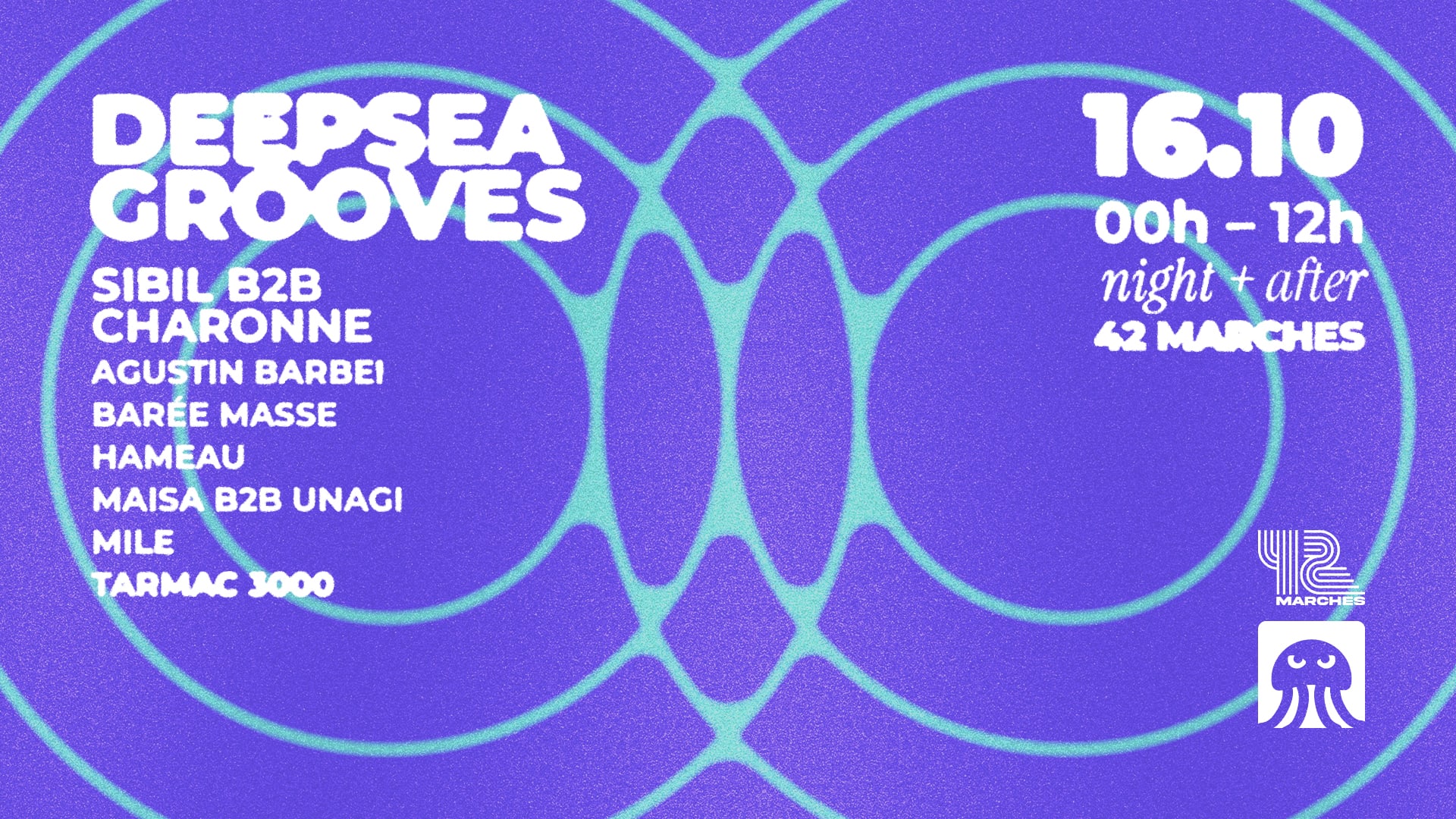 Night + After - Deepsea Grooves Invite Sibil B2b Charonne