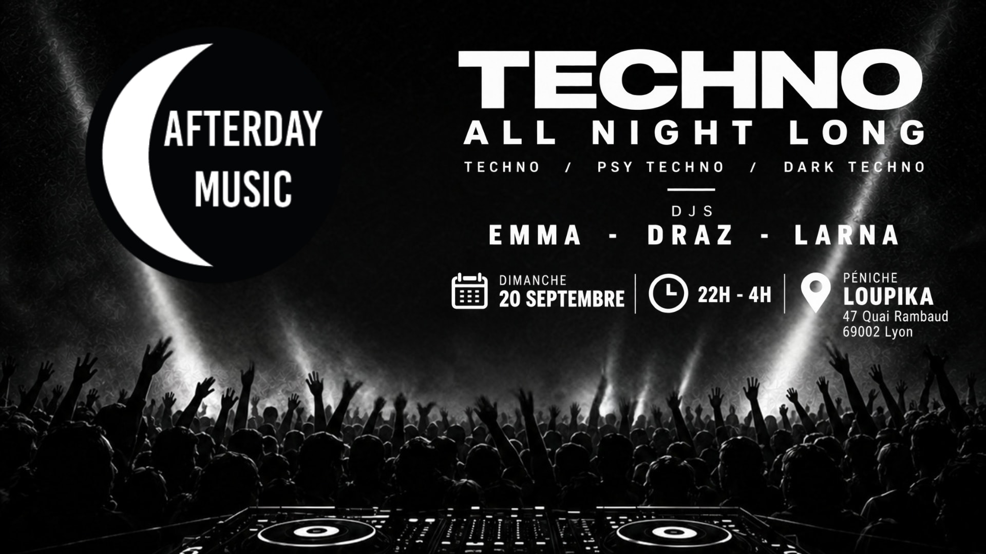 Techno All Night Long - Loupika | Emma - Draz - Larna
