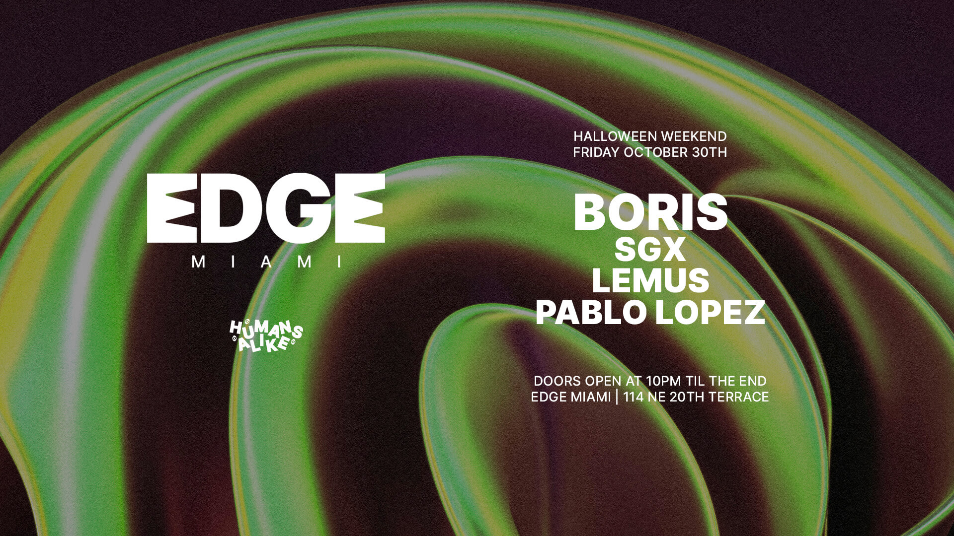 Boris At Edge Halloween Weekend