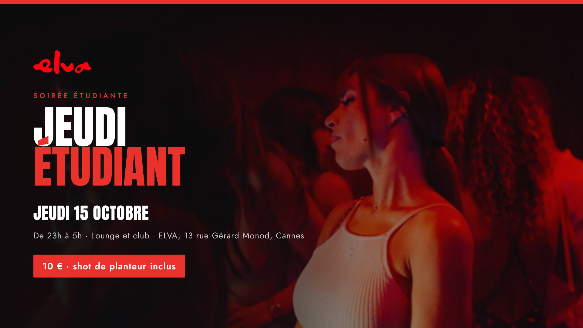 Jeudi Etudiant Elva Cannes