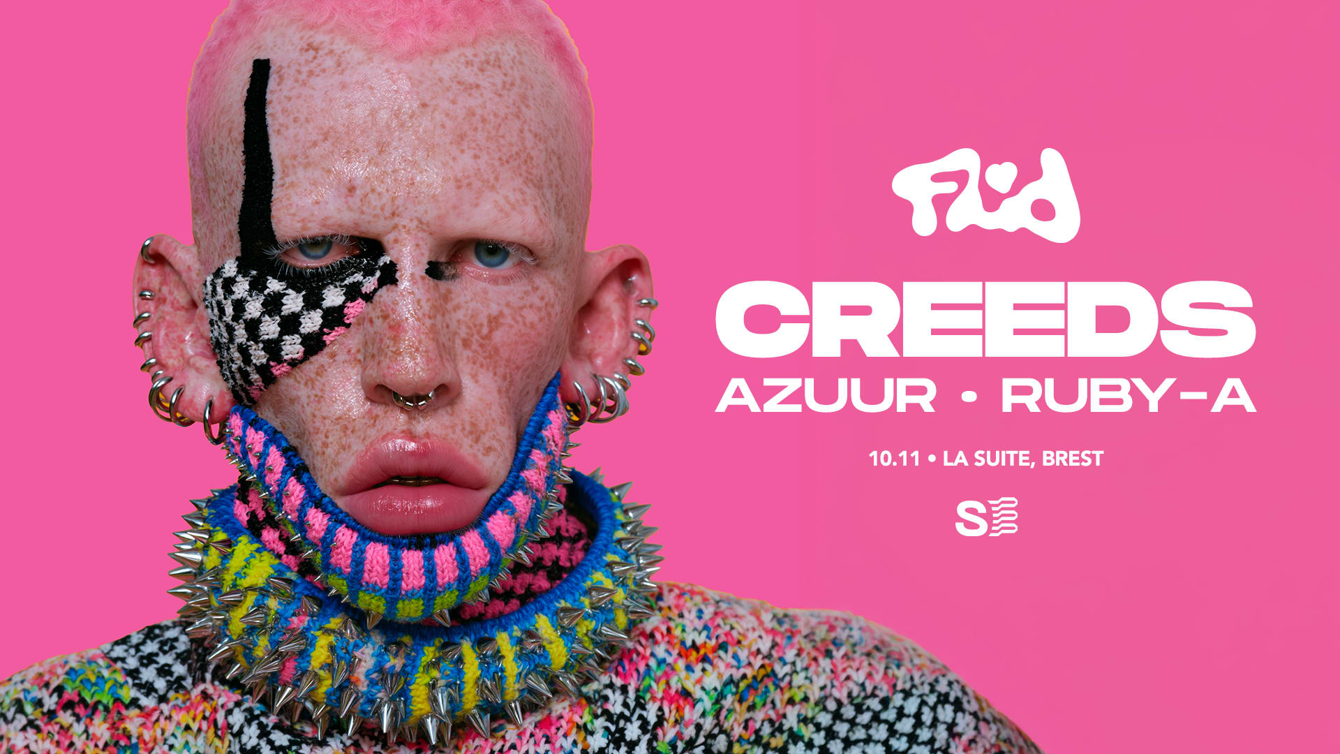 Fluid Presents: Creeds, Azuur, Ruby-A