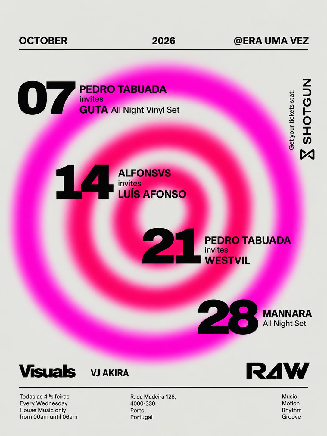 4th Anniversary R4w All In 4 Weeks 4 Tickets