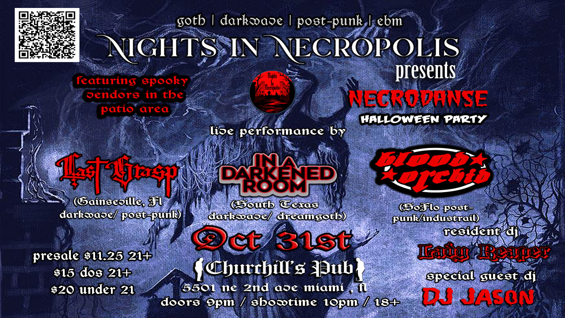 Nights In Necropolis Presents: Necrodanse Halloween Party