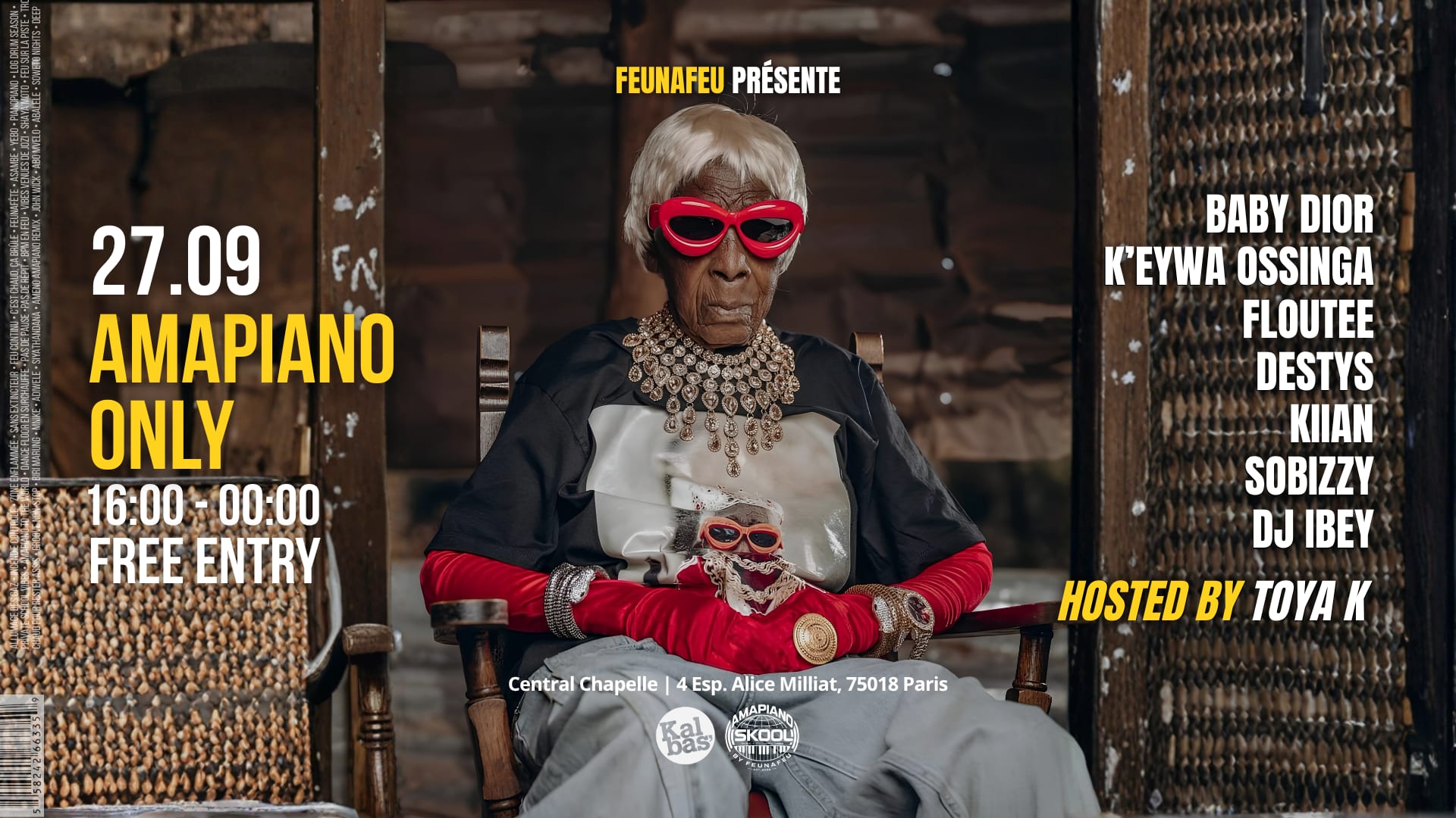 Feunafeu Amapiano Only — Central Chapelle