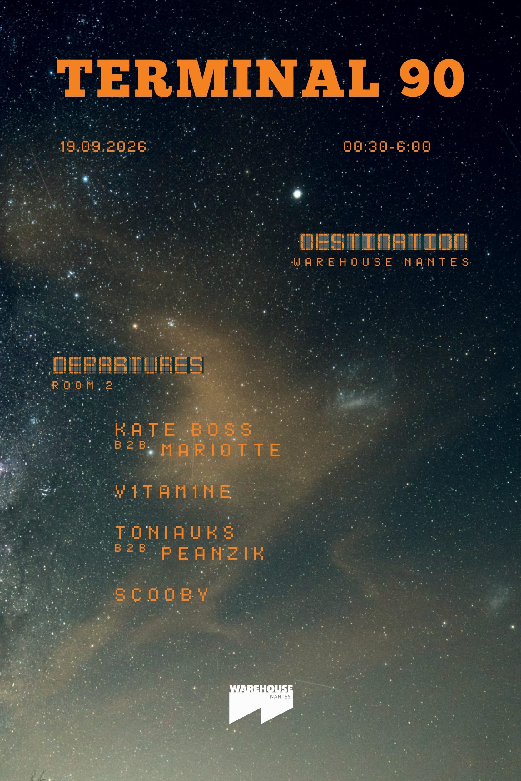 Terminal 90 En Room 2 Du Warehouse !