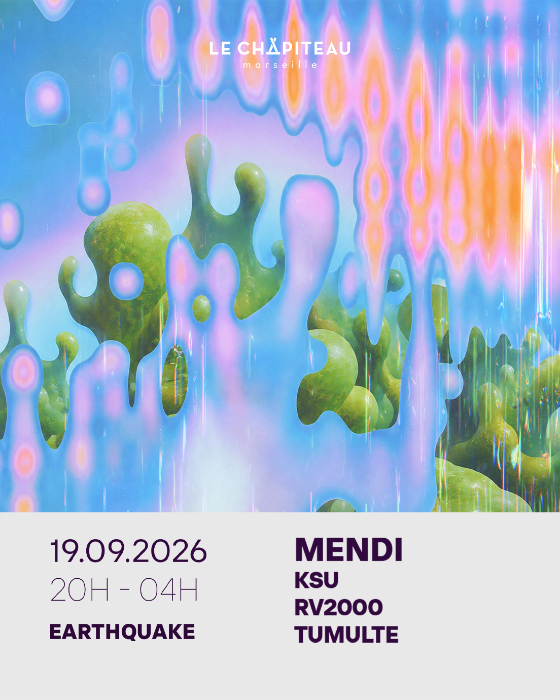 Earthquake W/ Mendi, Ksu, Rv2000 & Tumulte