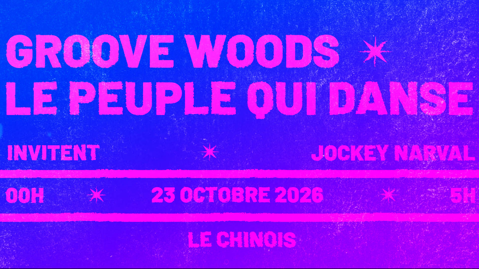 Groove Woods X Le Peuple Qui Danse Invitent Jockey Narval