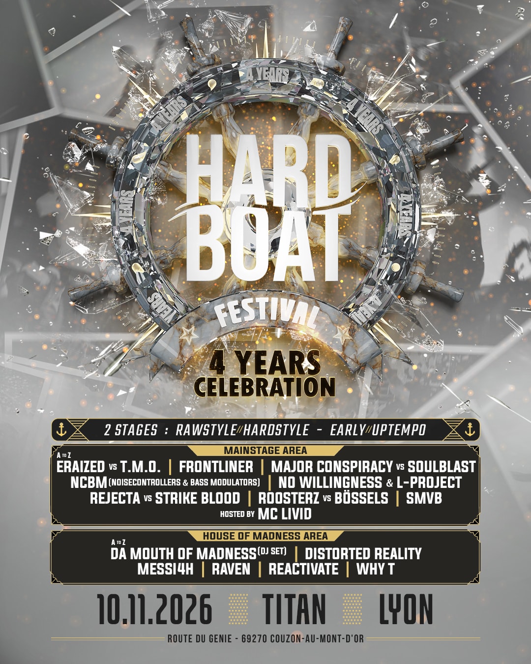 Hard Boat Birthday 4 Years